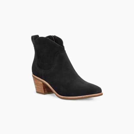 UGG Kingsburg Black Boots for Women (TDES43075)